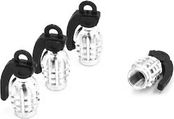 Aluminium Wheel Valves Hand Grenade 4pcs