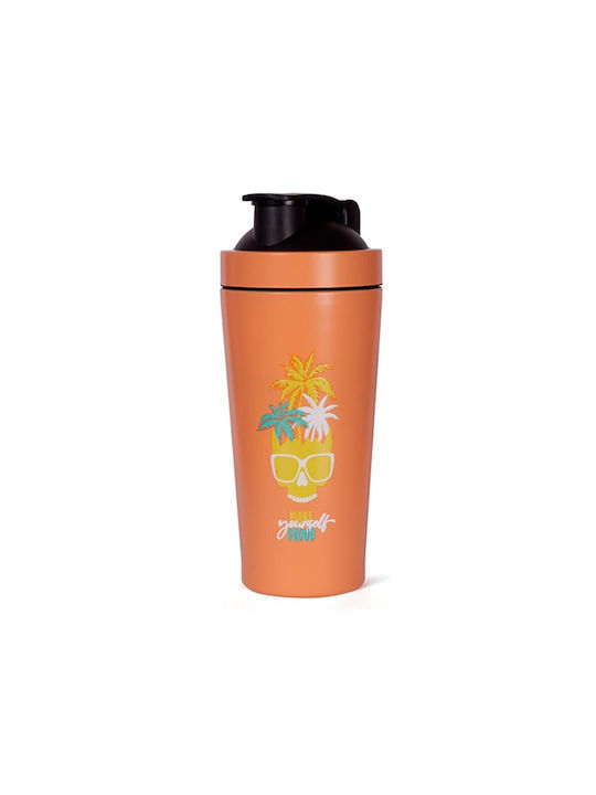 Metall Shaker 740ml Tropischer Schädel (quamtrax) Quamtrax Nutrition