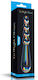 Glow In The Dark Glass Dildo Twilight Gleam Rising Ripples (έως 18 Δόσεις)