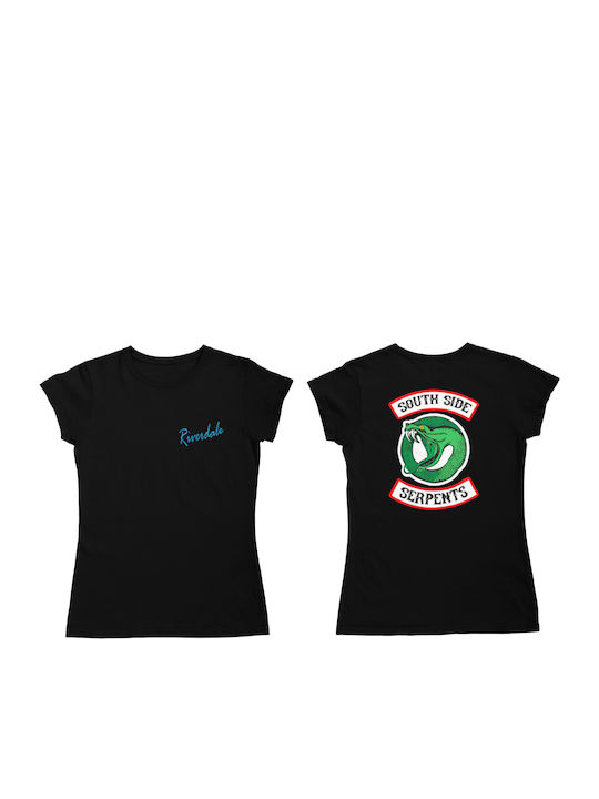 South Side Serpents Femeiesc Tricou Riverdale Negru