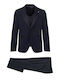 Κοστούμι Με Γιλέκο Manuel Ritz Σκούρο Μπλε Abito C-gilet 3630arw3328-240000-89
