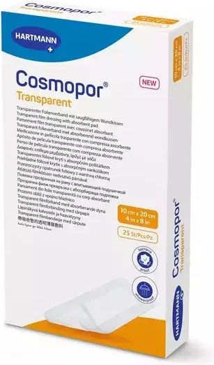 Cosmopor Transparent Waterproof 9cmx15cm 5pcs