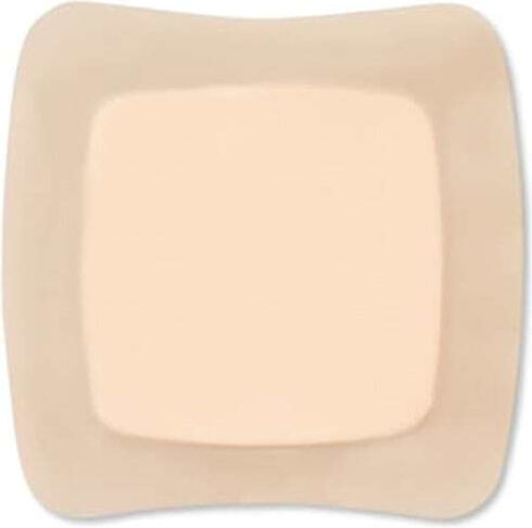 Aquacel Foam Ag Klebe-Schaumverband mit Silber 10x10cm 10Stk/Box