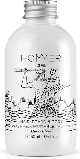 Hommer Hair, Beard & Body Wash Home Island 250ml