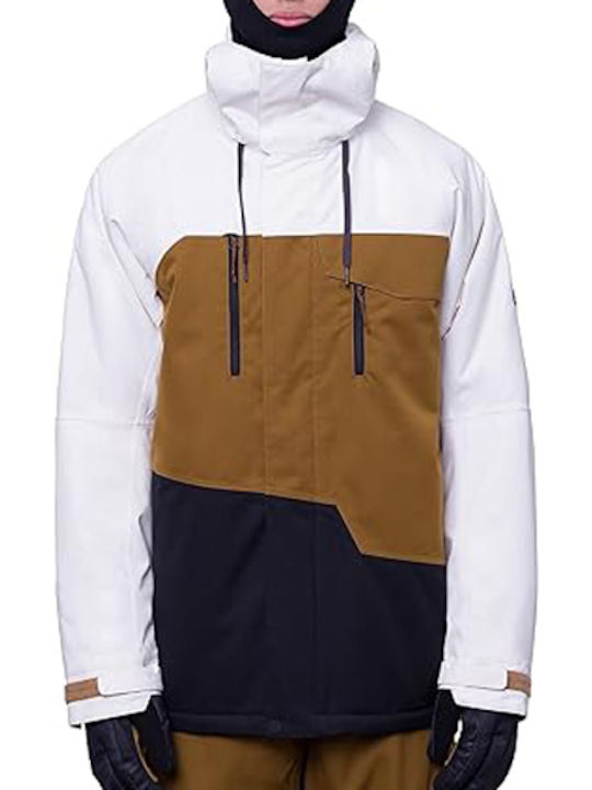 686 Herren Winter Jacke Lässig Braun