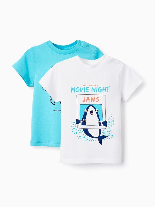 Σετ Παιδικά T-shirts Λευκό