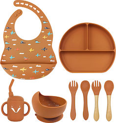 Airplanes Komplettes Silikon Lunch Set 8-teilig...