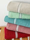 Palamaiki Bath Towel Set 3pcs Elton Red Weight 450gr/m²