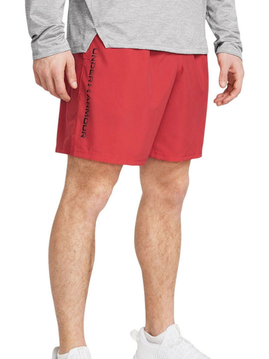 Under Armour Αθλητική Ανδρική Βερμούδα Κόκκινη