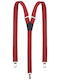 Elastic Braces Adjustable Bordeaux Synthetic Classic
