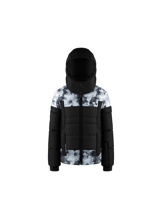 Poivre Blanc Boys Jacket Ski Jkt W22-0903-jrby/g - Cloudy Black