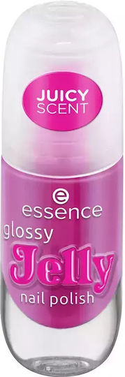 Essence Glossy Jelly Nail Polish 01 Violetsummer Splash 8ml