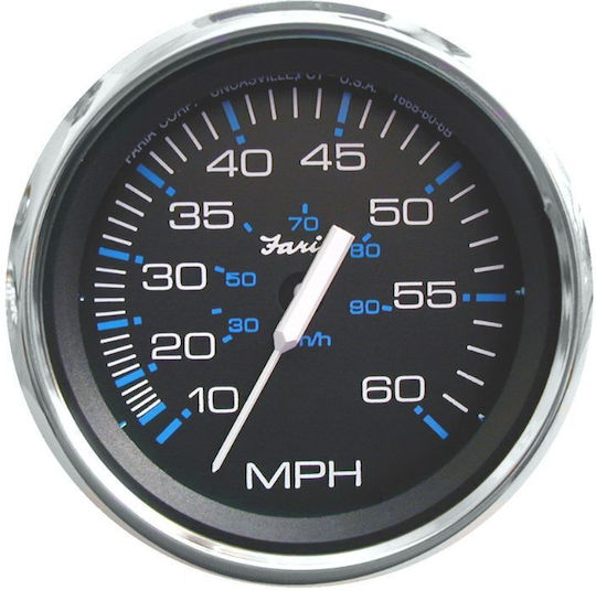 Ταχύμετρο Faria Chesapeake Black Ss 33704 60mph