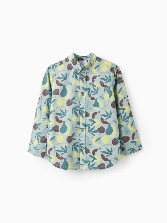 Zippy Long Sleeve Shirt , Multicoloured