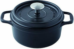 Fireproof Cast Iron Cast Iron Casserole F18xu12 8cm 1 8lt Enamelled bottom with lid Matfer C375681
