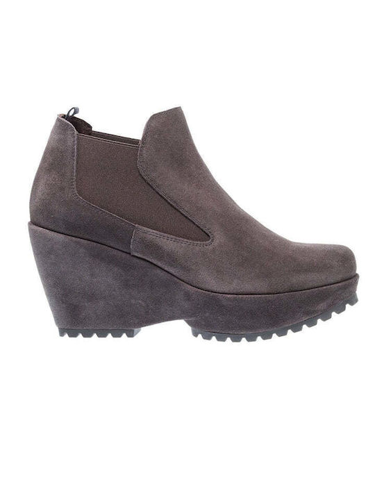 Cizme Fiala Grey Suede - Grey