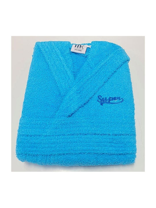 Children's bathrobe No6-8 light blue Hatzitex