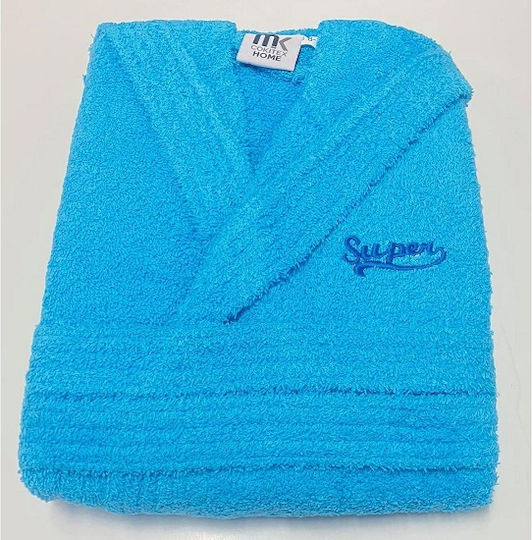 Children's bathrobe No6-8 light blue Hatzitex