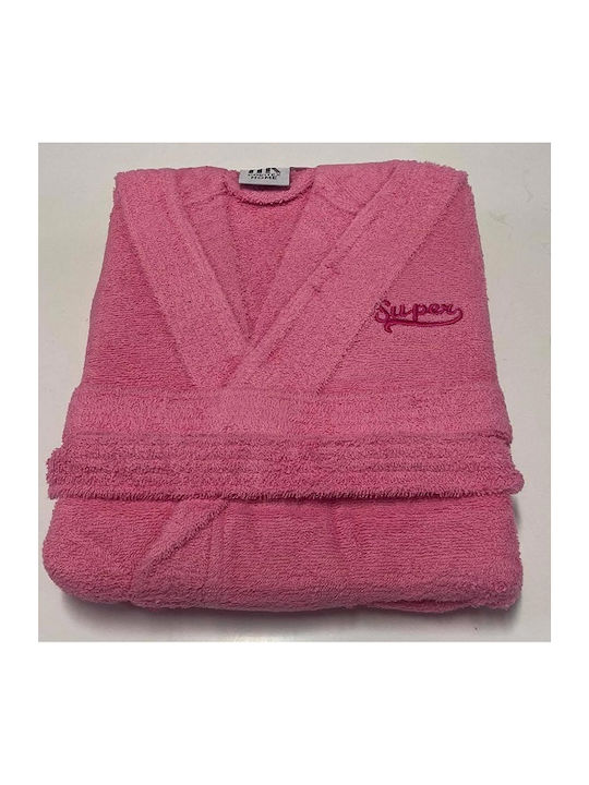 Children's bathrobe No4-6 Pink Hatzitex