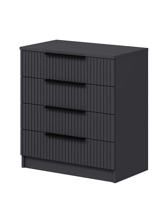 Kale Chest of Drawers 506mnr1524 72x42x77cm Anthracite