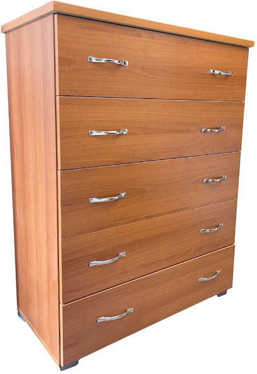 Walnuss Kommode mit 5 Schubladen 115*45*90cm