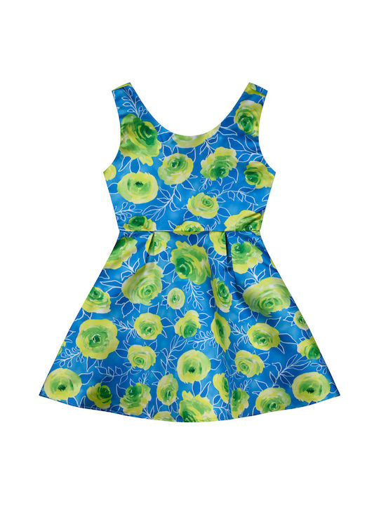 Energiers Mädchen Kleid Blumen Ärmellos Floral