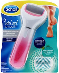 Scholl Velvet Smooth Electronic Foot Care System With Exfoliating Refill Head