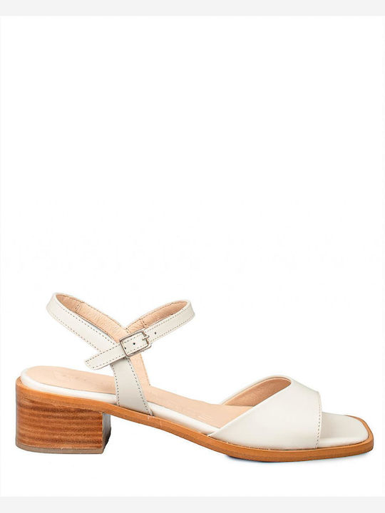 Дамски кожени сандали Wonders D-1102 Aise Aise Off White_off
