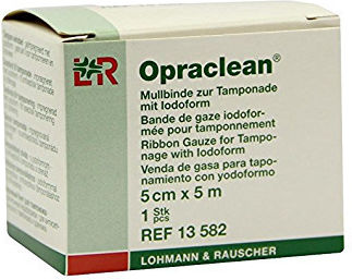 Jodeform-Streifen 5cmx5m Opraclean Lohmann & Rauscher