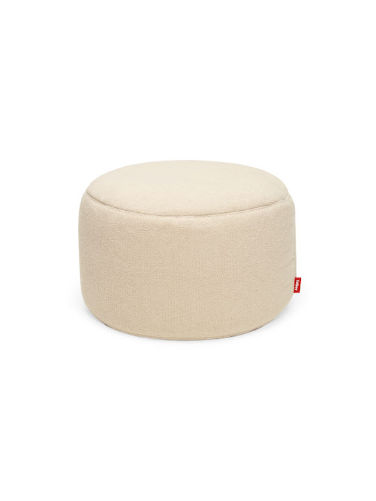 Fatboy Point Large Sherpa - Pouf Stoff Ø70x40 I Ecru