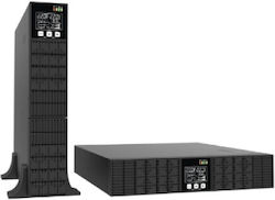 GBC RT-2K UPS On-Line 2000VA 2000W με 6 Schuko Πρίζες
