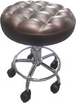 Wheeled Stool Brown PS-117737