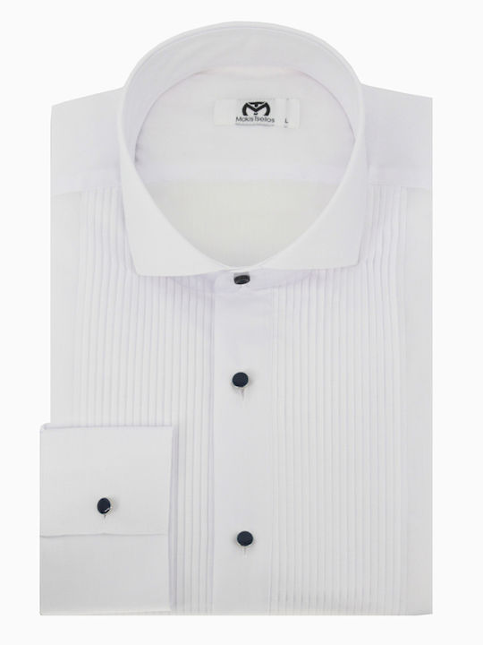 Makis Tselios Fashion Long-sleeved Shirt White