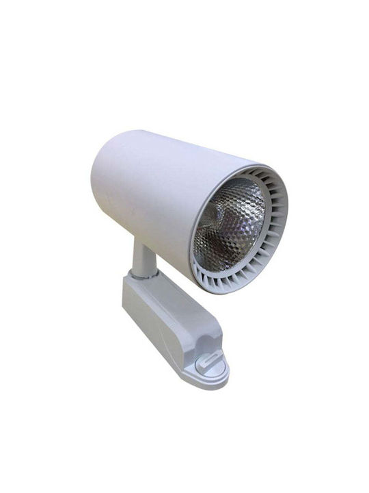 Single LED Warm White Spot in White Color