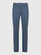 Funky Buddha Men's Trousers Chino Elastic in Regular Fit China Blue