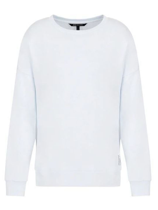 Armani Exchange Women's Sweatshirt 3lym27 Yj5vz 1100 White Colour White Size 1 Xs
