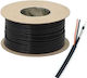 Mrg-59 Pet Cable For Outdoor CCTV Cameras, Mini Coax And 2x0.50mm For Power Supply, 100m Roll.