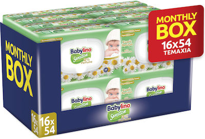 Babylino Baby Wipes without Fragrance with Chamomile 16x54pcs