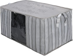 Калъф За Съхранение Non Woven Текстилен 50x40x30cm С Прозорец В Цвят Айвъри