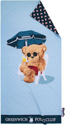 Greenwich Polo Club Kids Beach Towel Blue 140x70cm 267701403879