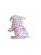 Pet Clothes Μπουφάν Σκύλου Αδιάβροχο με Κουκούλα Ροζ Medium