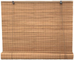 Woodware Bamboo Blind with Roll-up Mechanism (100%) Real Bamboo 120x220cm