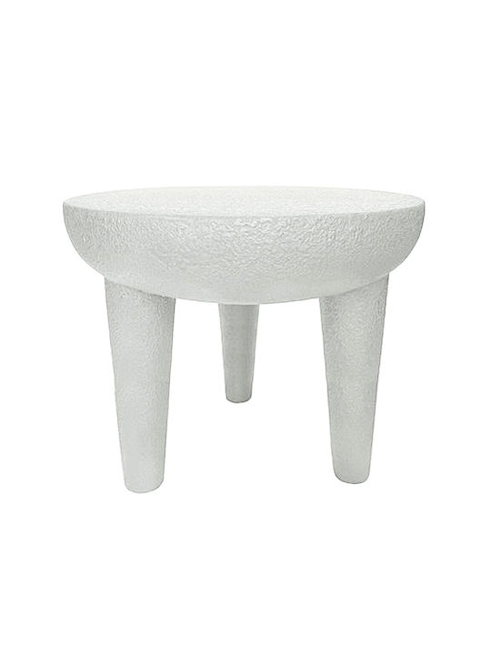 Stool Polyresin White 42, 5x46cm Espiel Vos108