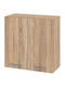 Doppelpendel-Holzschrank mit 1 Innenfachboden Sonoma 65x32x65cm Upper Double