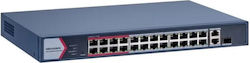 Hikvision HIK301802709 Verwaltet L2 PoE Switch mit 26 Ports Ethernet