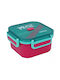 Must Team 000585730 Plastic Kids' Lunch Set 1.1lt Cyan-Fuchsia x x 8.8cm