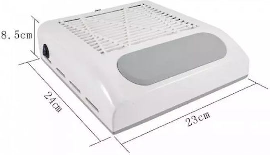 Professioneller Nagelstaubabsorber 80watt Bq-858-8 - Weiß