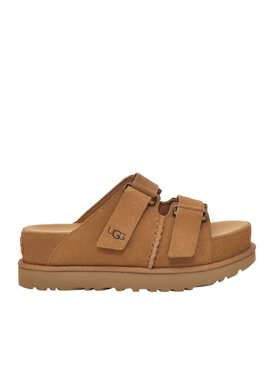 Goldenstar Γυναικεία Σανδάλια Chestnut Narrow Fit