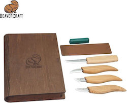 Set Of Carving Knives In Gift Box - Book / Beav...
