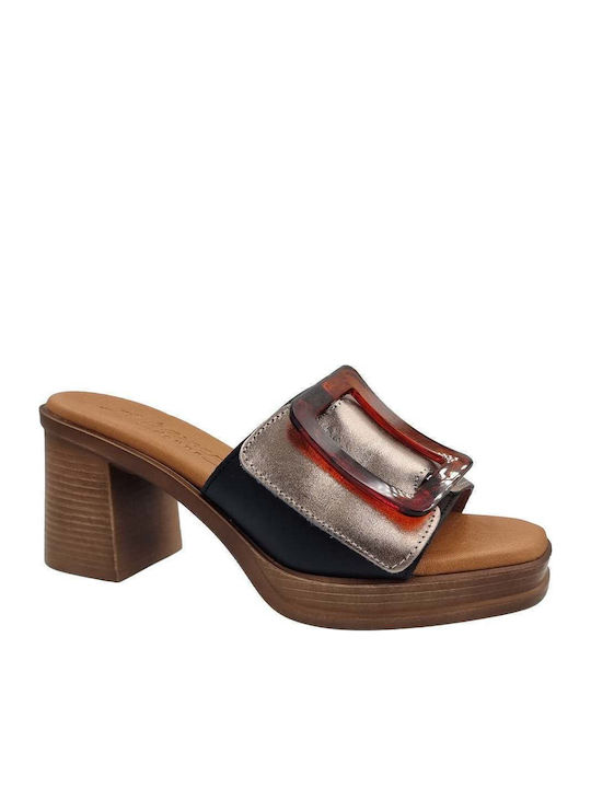 Boxer 97022 10-065 Steel Leather Mules